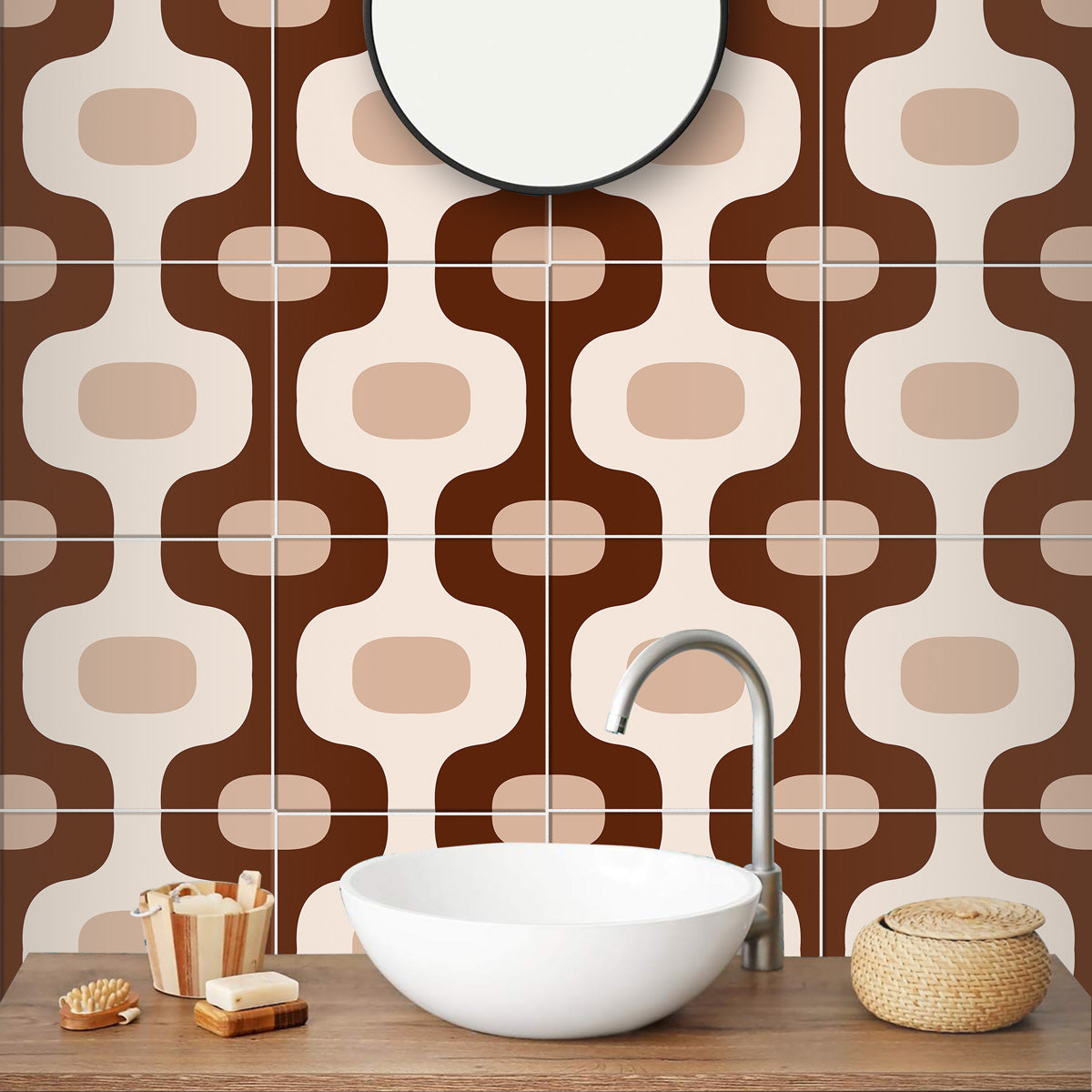 Fine Art Peel and StickTile Stickers | Kitchen, Bathroom, Floor, Wall and Staircase Tile Decals | Waterproof | Free Shipping