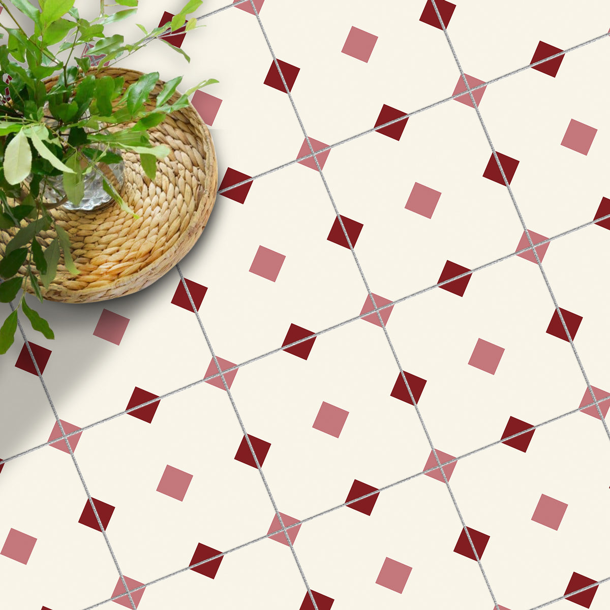 Peel and Stick Olive Arabesque Tile Decals | Removable Tile Vinyl Decals for Kitchen Bathroom & Wall | Antiskid Floor Tile Stickers