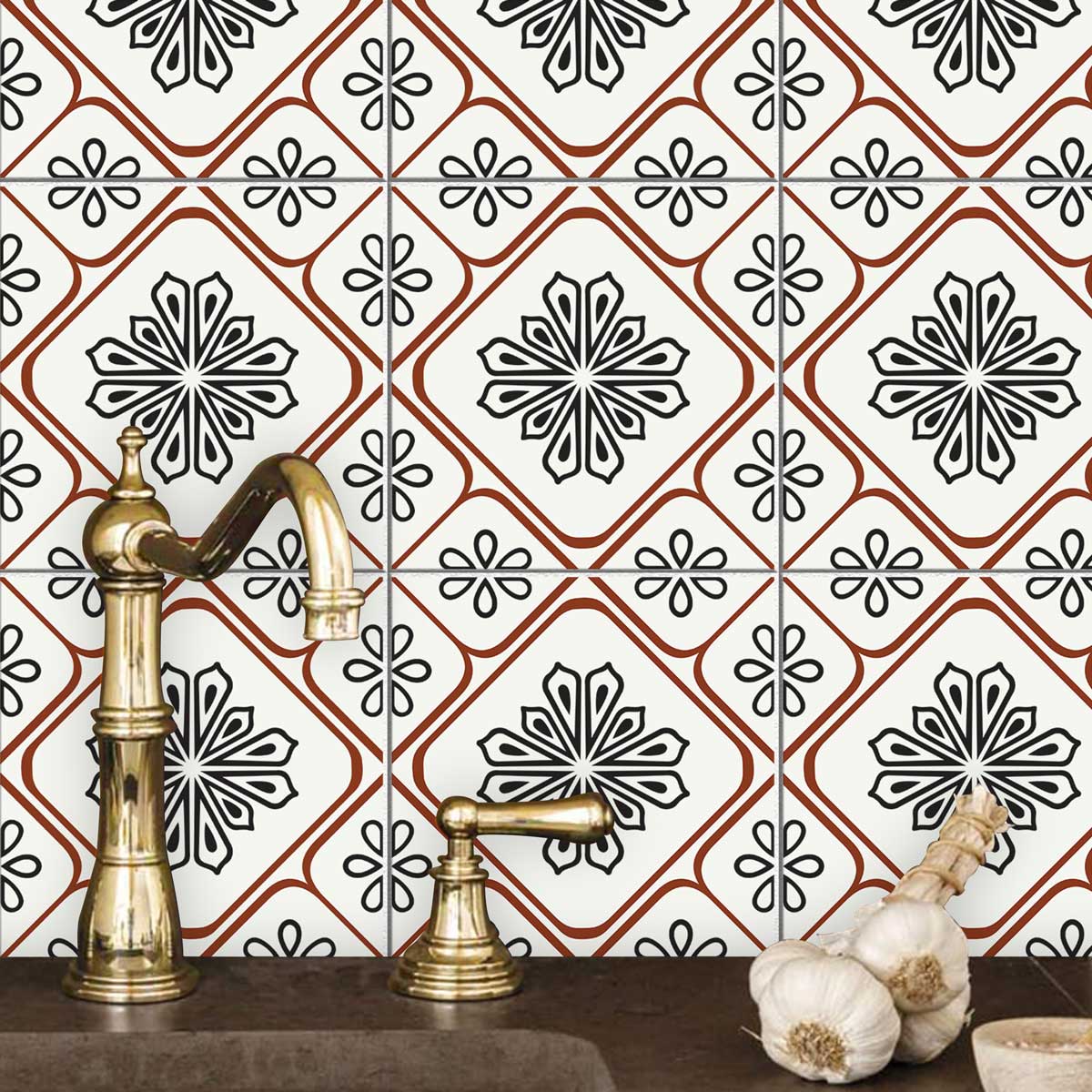 Peel and Stick Floor Tile Vinyl Stickers | Wall Tile Vinyl Decals | Kitchen Bathroom Backsplash Tile Stickers | Free Shipping