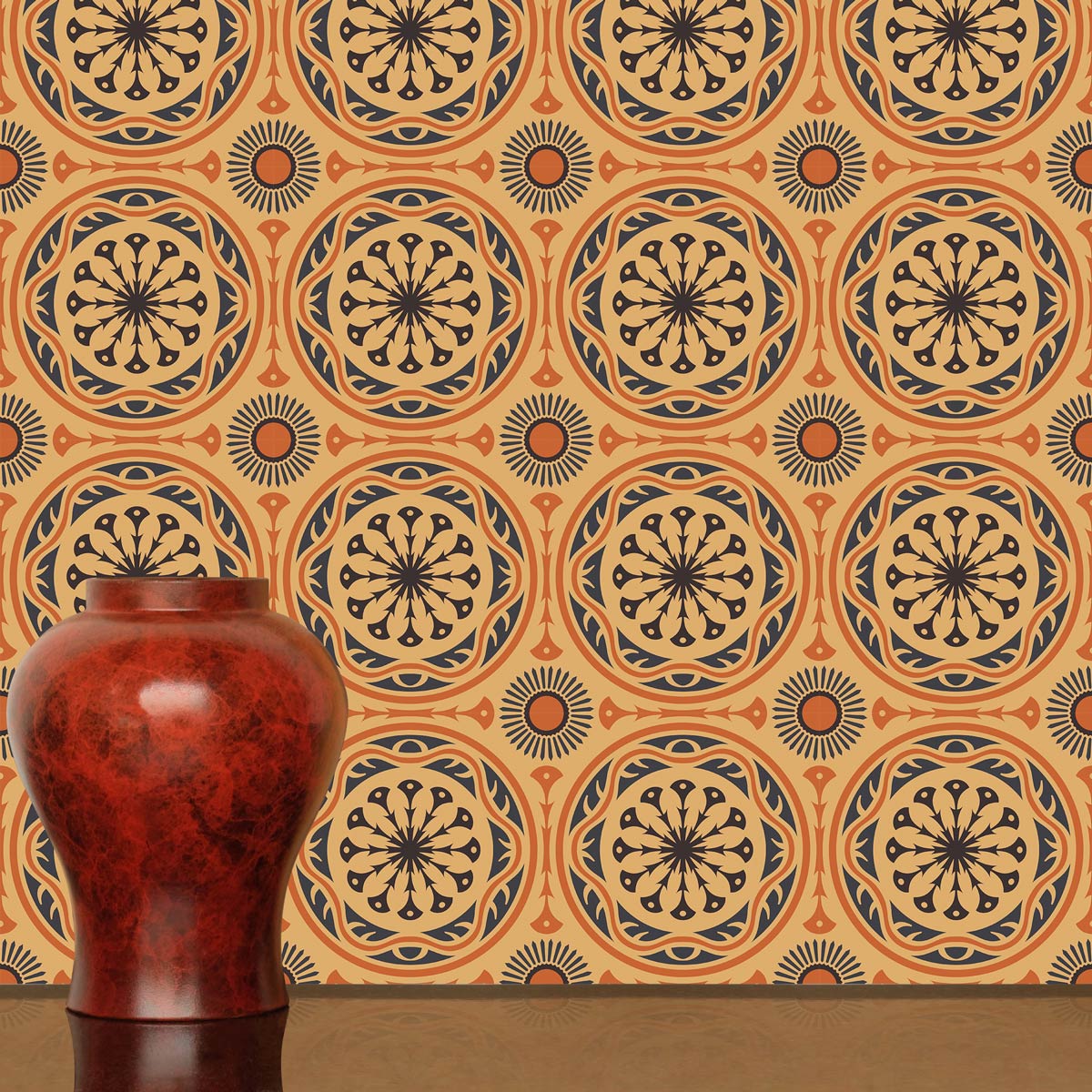 Traditional Italian Peel and Stick Tile Stickers | Kitchen Bathroom Wall and Floor Tile Stickers | Hand Craft Decals | Removable