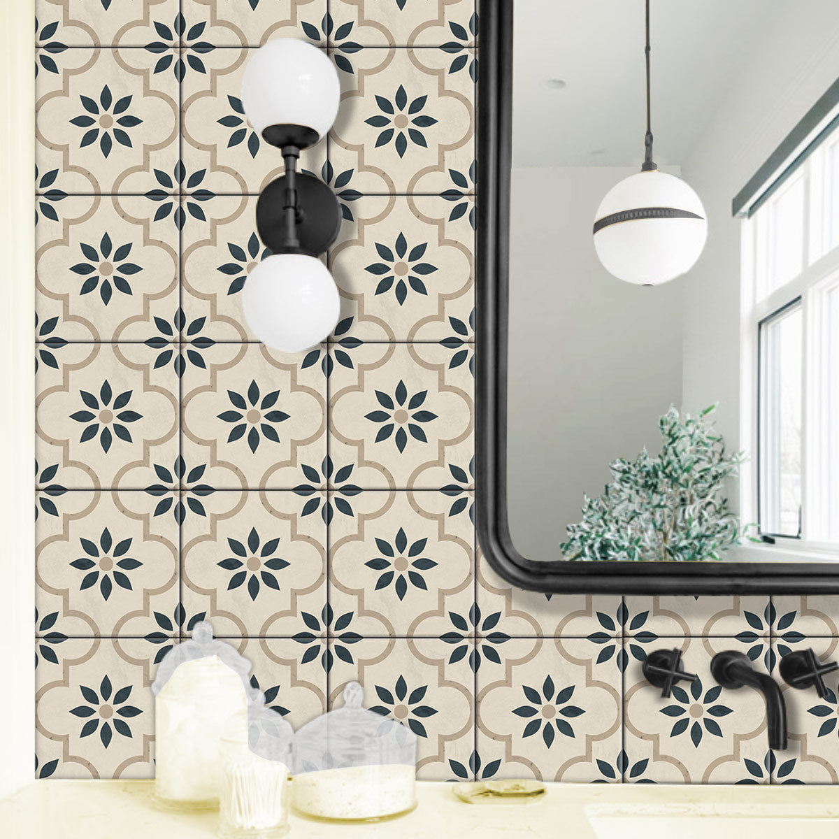 Improve Your Home with Porcelain Floor Tile Stickers | Kitchen, Bathroom and Wall Tile Decals | Removable | Free Shipping