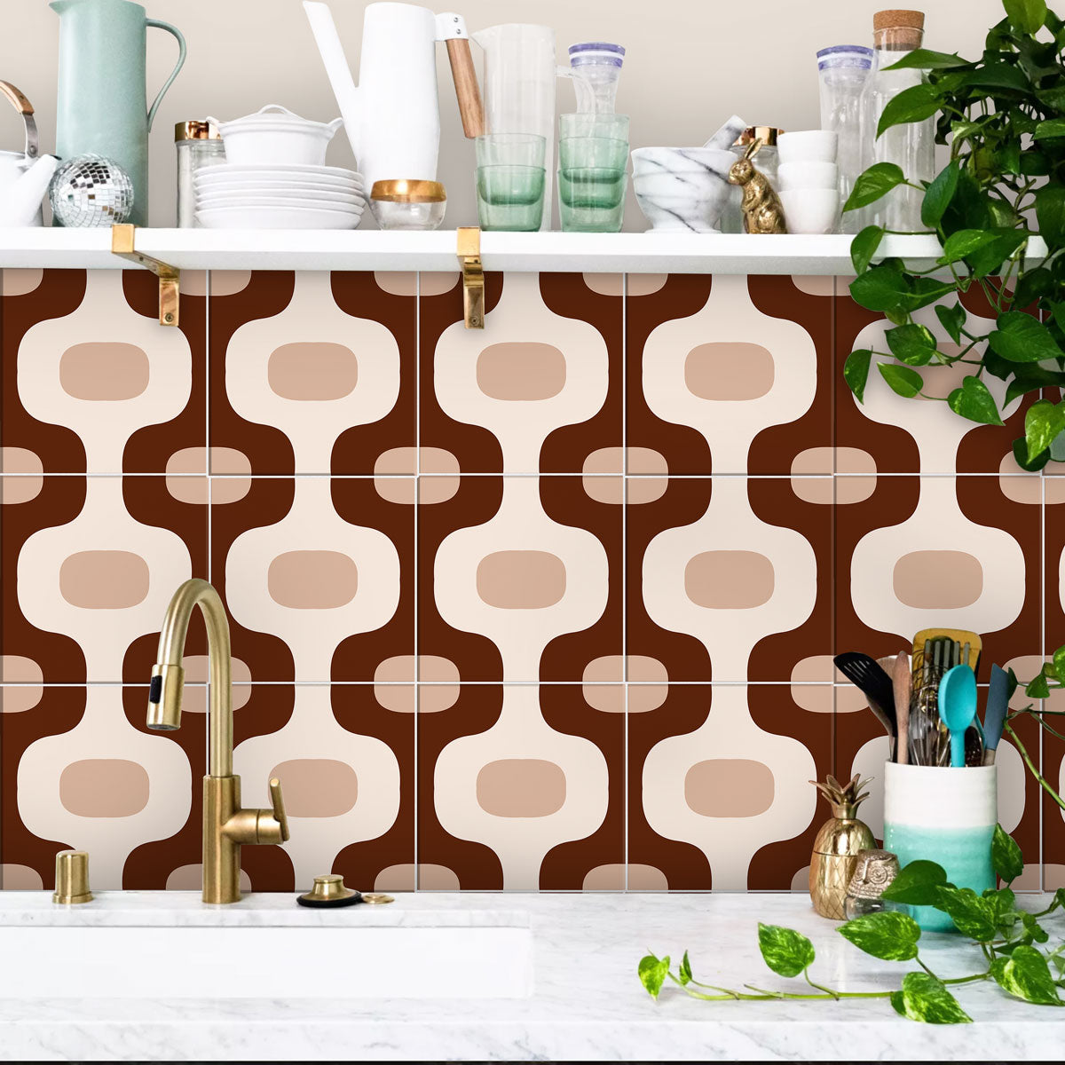 Fine Art Peel and StickTile Stickers | Kitchen, Bathroom, Floor, Wall and Staircase Tile Decals | Waterproof | Free Shipping