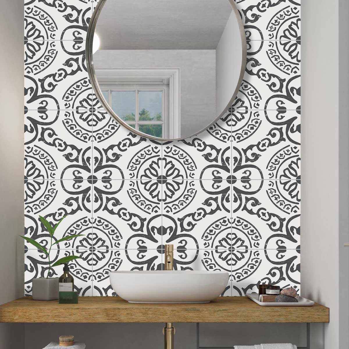 Peel and Stikc Mexican Tile Stickers | Kithcen, Bathroom, Floor, Wall Stair Tile Vinyl Decals | Removable | Free Shipping