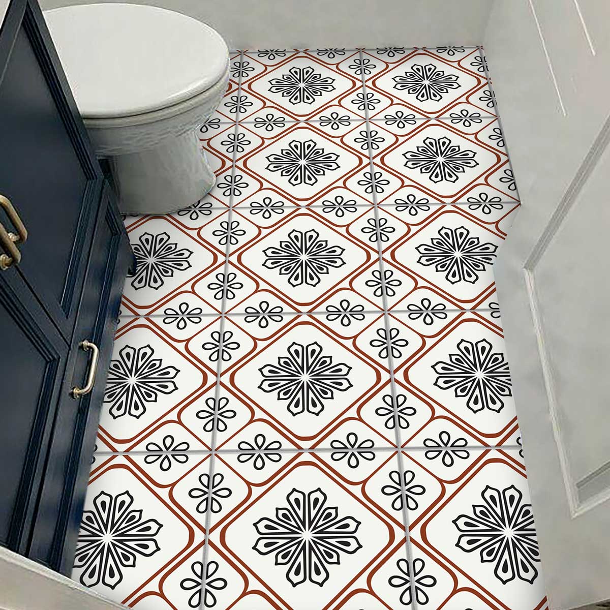 Peel and Stick Floor Tile Vinyl Stickers | Wall Tile Vinyl Decals | Kitchen Bathroom Backsplash Tile Stickers | Free Shipping