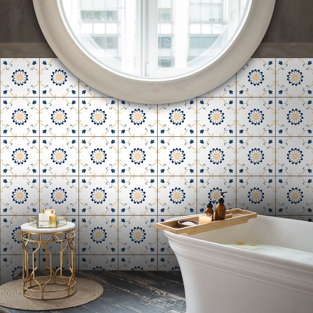 Peel and Stick Mexican Tile Decals | Kitchen, Bathroom, Floor and Wall Tile Stickers | Rebovable | Free Shipping