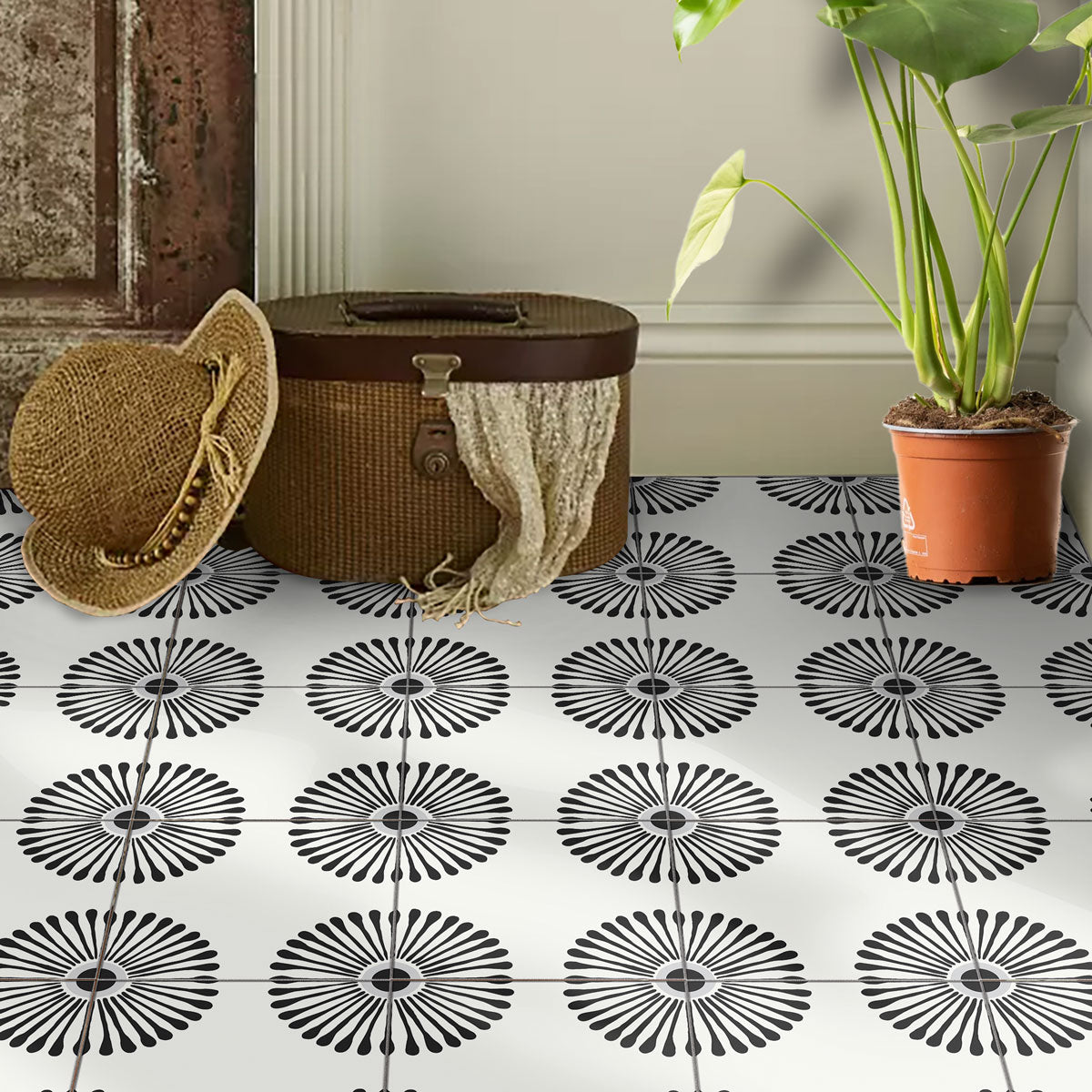 ANEJO EMMELINE Peel & Stick Floor Tile Stickers | Kitchen, Bathroom Wall Backsplash Tile Decals | Removable | Free Shipping