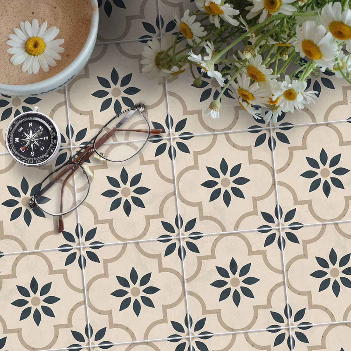Improve Your Home with Porcelain Floor Tile Stickers | Kitchen, Bathroom and Wall Tile Decals | Removable | Free Shipping