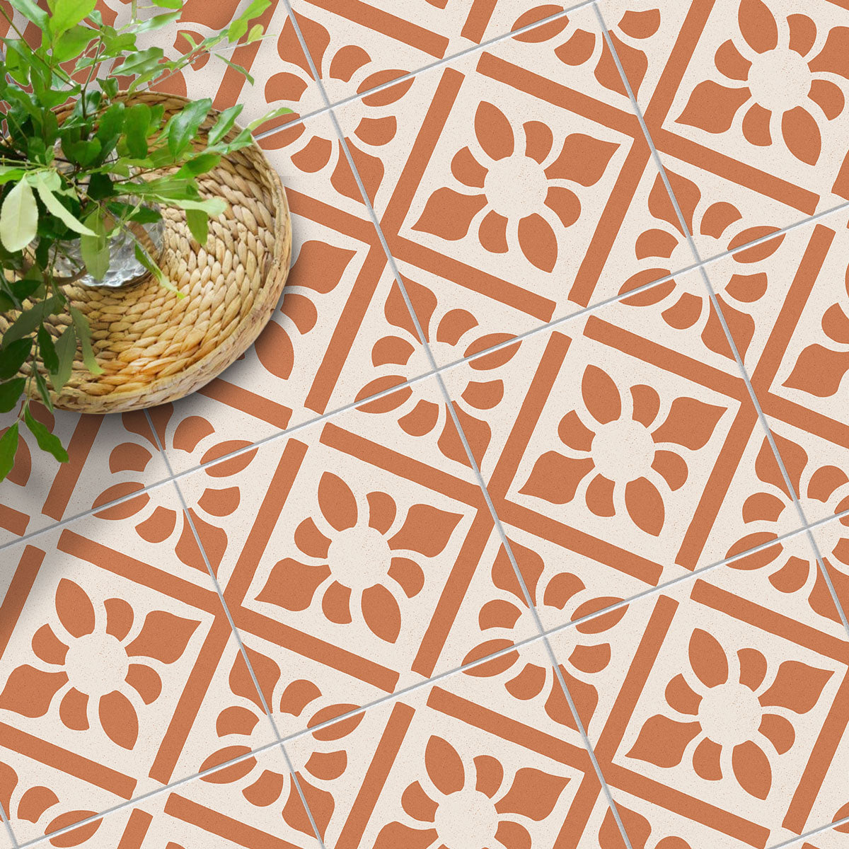 Terrazzo Lily Tile Stickers | Peel and Stick Kitchen Wall Backsplash Tiles Vinyl | Antiskid Floor Tile Stickers | Free Shipping