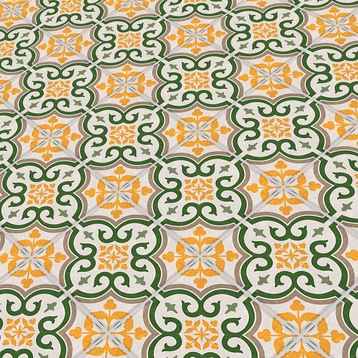 Vintage Limelight Tile Stickers | Peel and Stick Kitchen, Bathroom, Wall Backsplash Tiles Decals | Antiskid Floor Tile Stickers