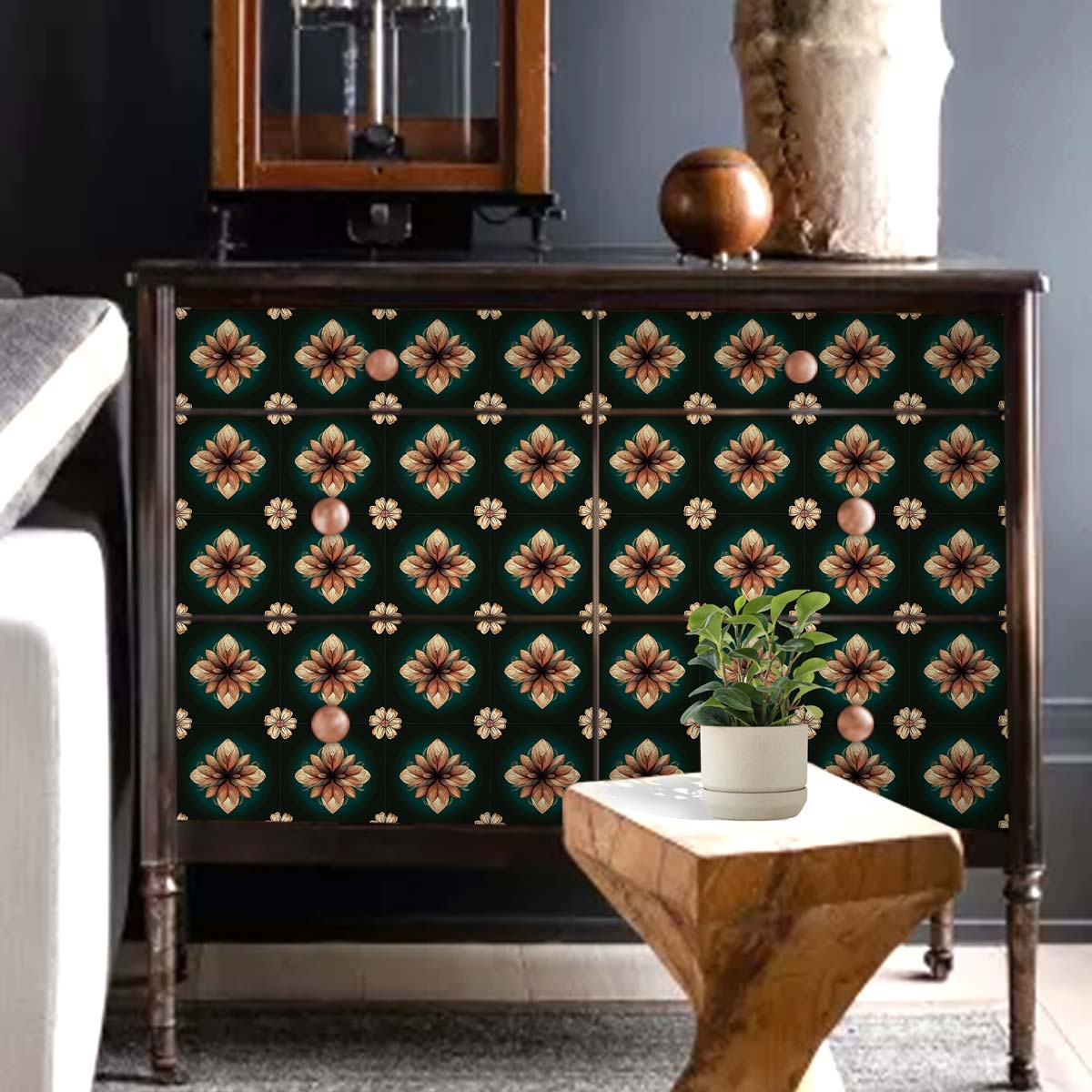 Hand Crafted Kitchen Wall Tile Decals | Floor Tile Stickers | Peel and Stick Kitchen, Bathroom Tile Decals | FREE SHIPPING!