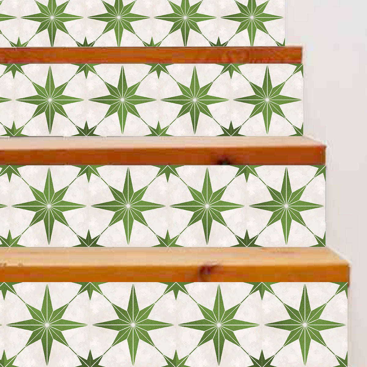 Peel and Stick Desert Como Star Star Stair Riser Decals | Waterproof | Extra long 49" length | Free Shipping