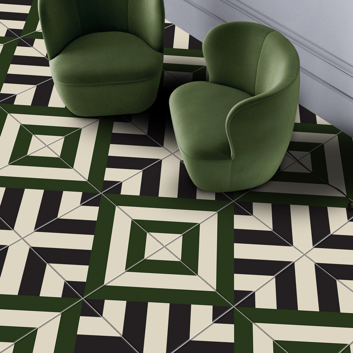 Diagonal Floor Tile Stickers | Self Adhesive | Peel and Stick Kitchen, Wall, and Bathroom Tile Stickers | Antiskid | Free Shipping