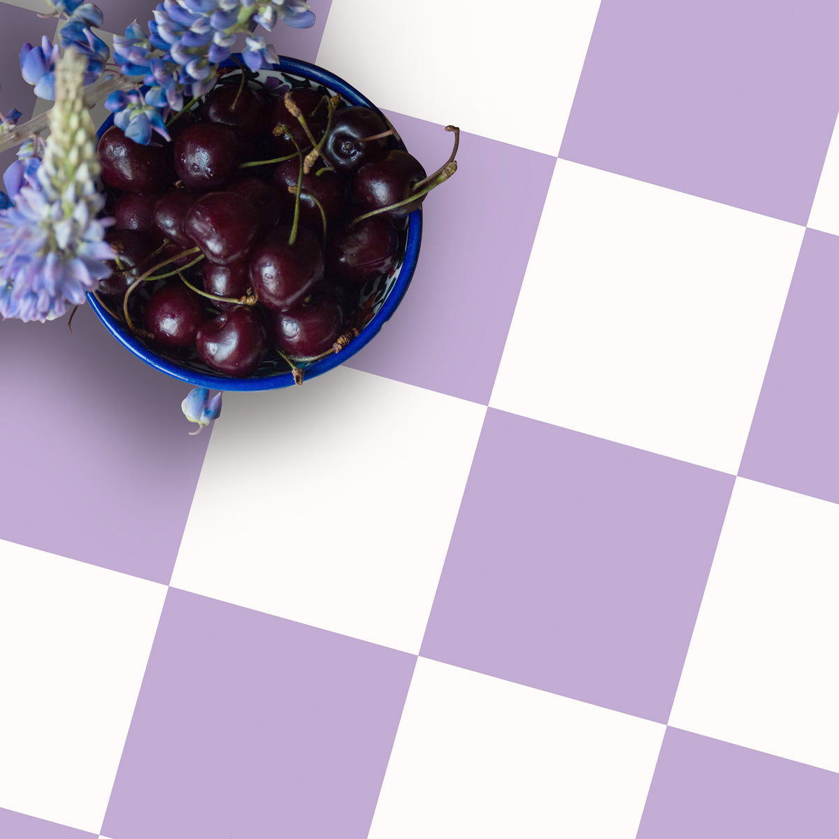 Purple, Beige Floor Kitchen Backsplash Tile Stickers | Peel and Stick Tile Vinyl Decals for Kitchen, Bathroom and Wall | Removable