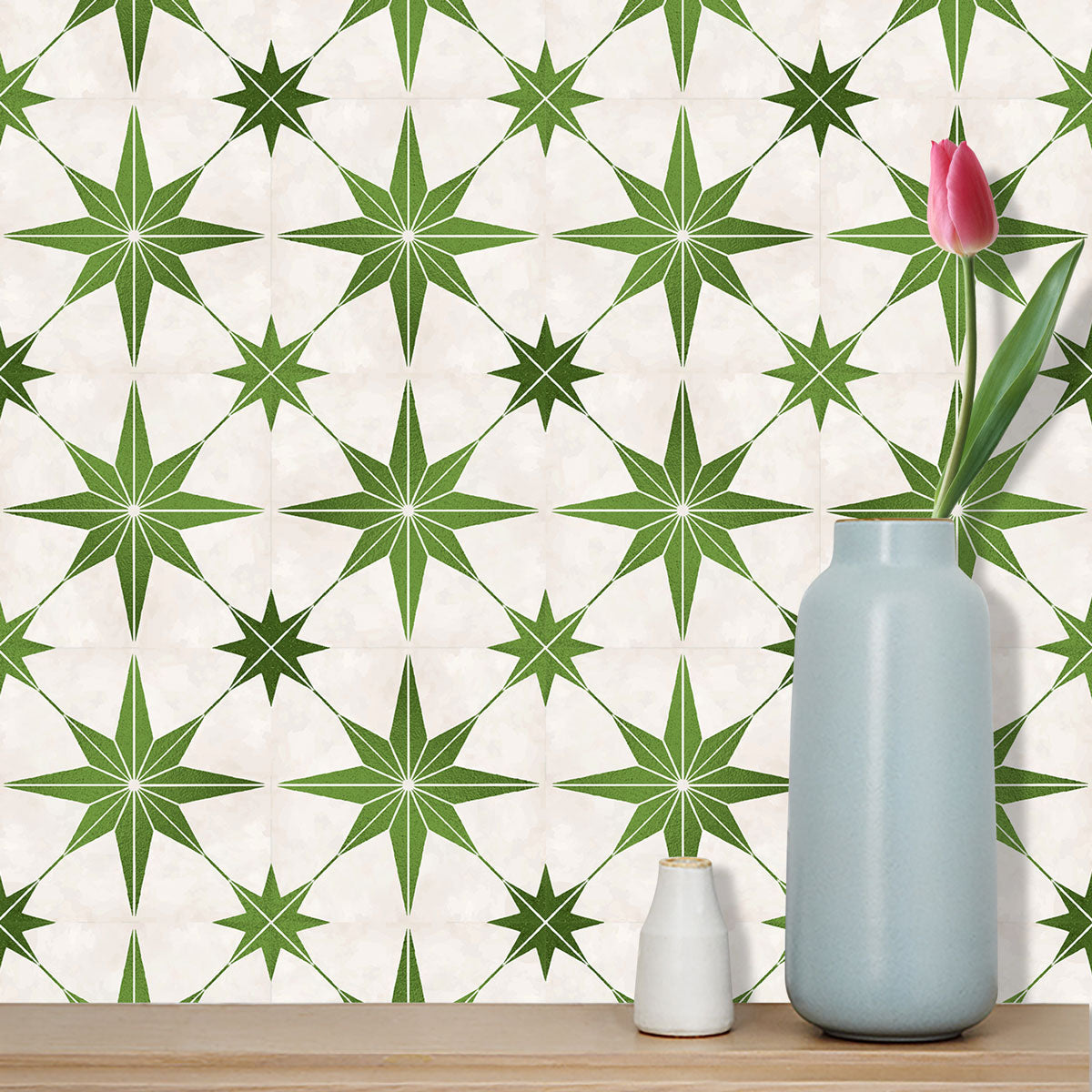 Desert Como Star Backsplash Tile Viinyl Decals| Peel and Stick Bathroom Floor Antiskid Tile Stickers | Removable | Free Shipping