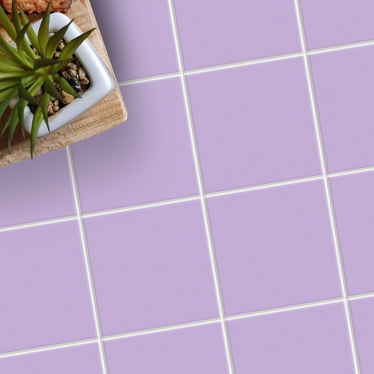 Peel and Stick PURPLE Floor Tile Stickers | Backsplash Kitchen Wall Bathroom Tile Decals | Removable| Free Shipping