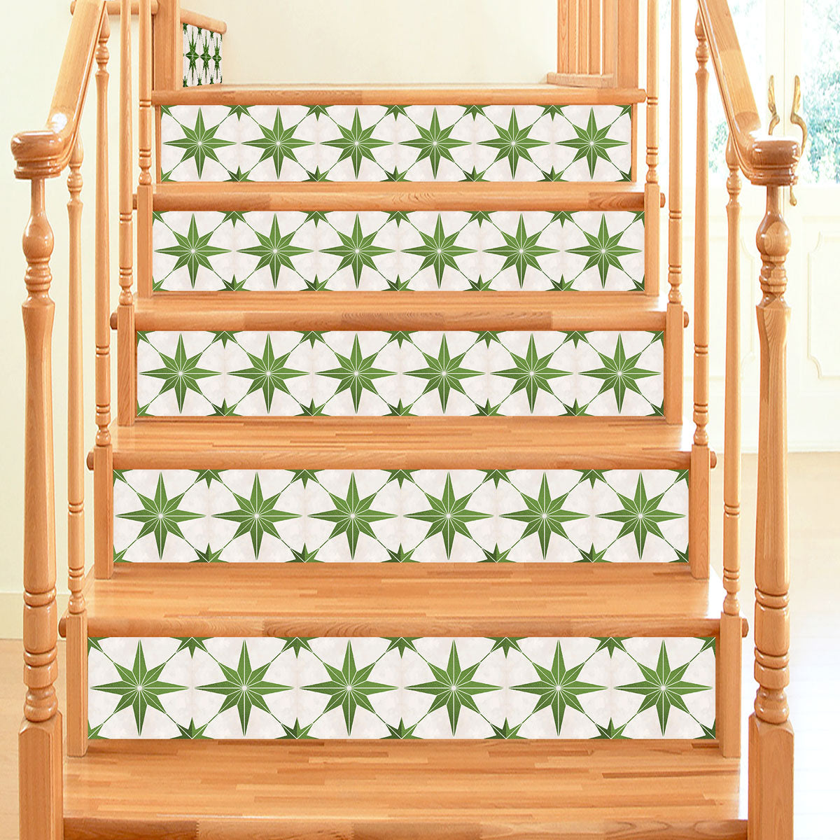 Peel and Stick Desert Como Star Star Stair Riser Decals | Waterproof | Extra long 49" length | Free Shipping