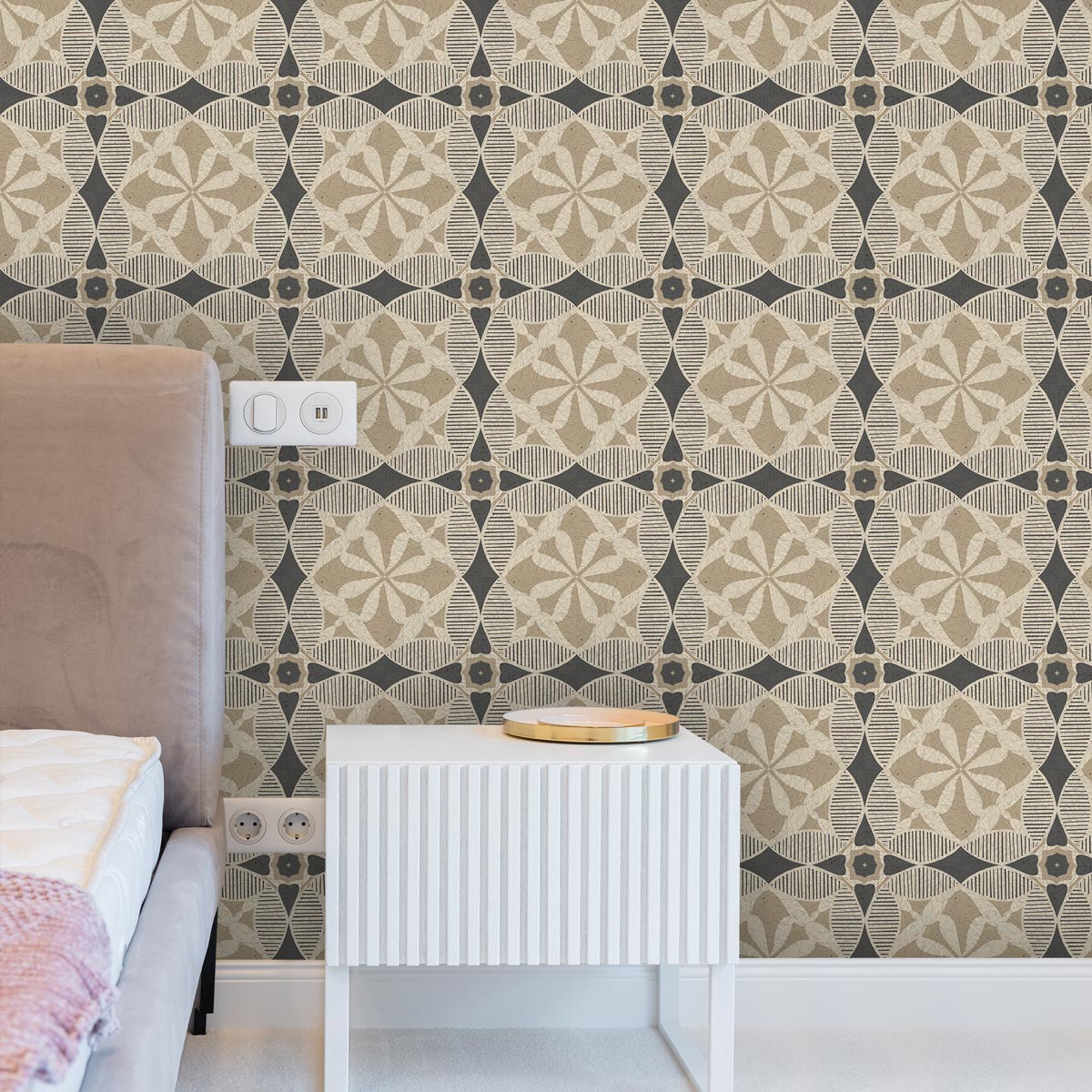 Brown Charcoal Backsplash Tiles | Kitchen, Bathroom, Floor Wall Peel and Stick Tile Decals | Antiskid for Floors | Removable