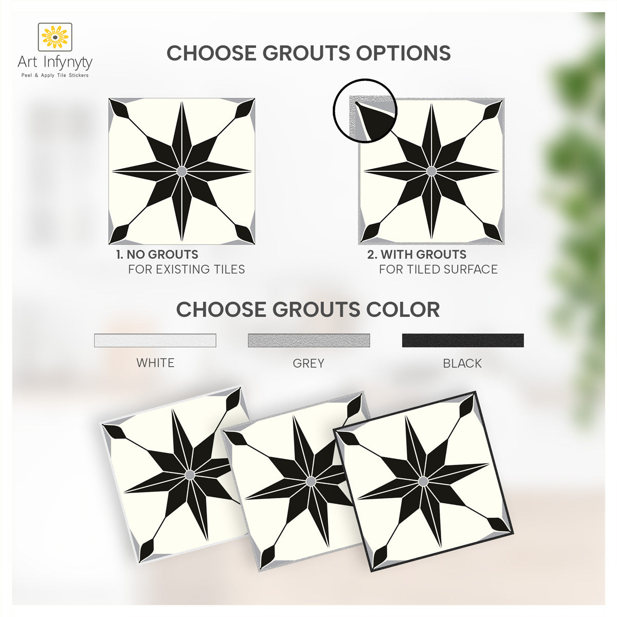 Porcelain Peel and Stick Tile Stickers | Kitchen Bathroom Wall Backsplash Tile Vinyl | Antiskid Floor Tile Stickers | Removable