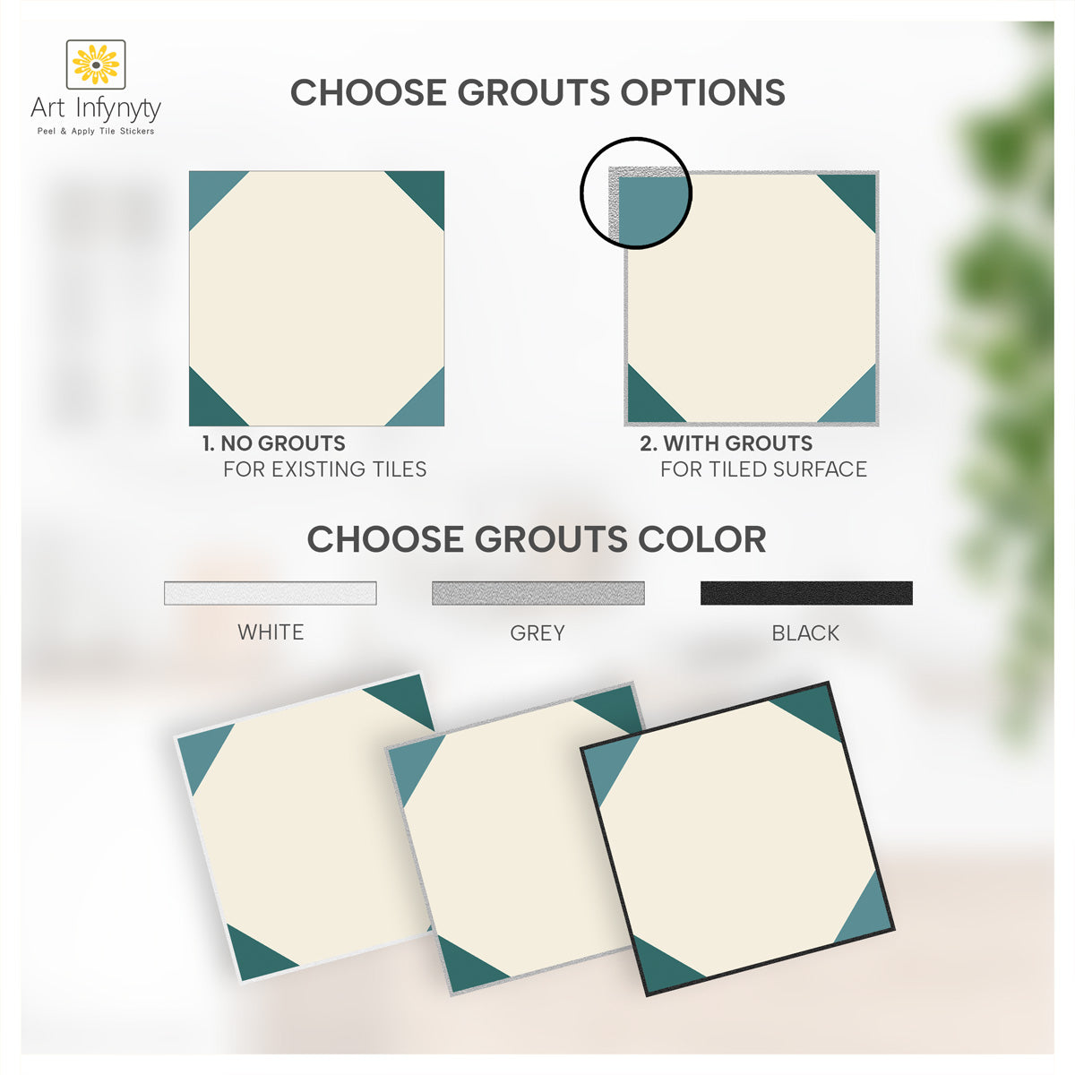 Geometric Backsplash Tile Stickers | Floor Tile Stickers | Peel and Stick Kitchen, Wall Floor Tile Tile Decals | Free Shipping