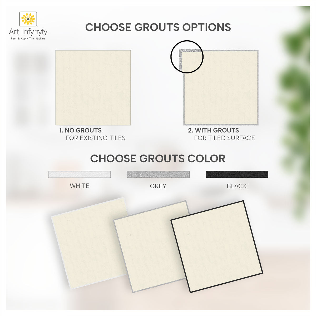 Peel and Stick Ivory Texture Tile Stickers | Backsplash Kitchen, Bathroom & Wall Tile Vinyl Decals |  Antiskid Floor Tile Stickers