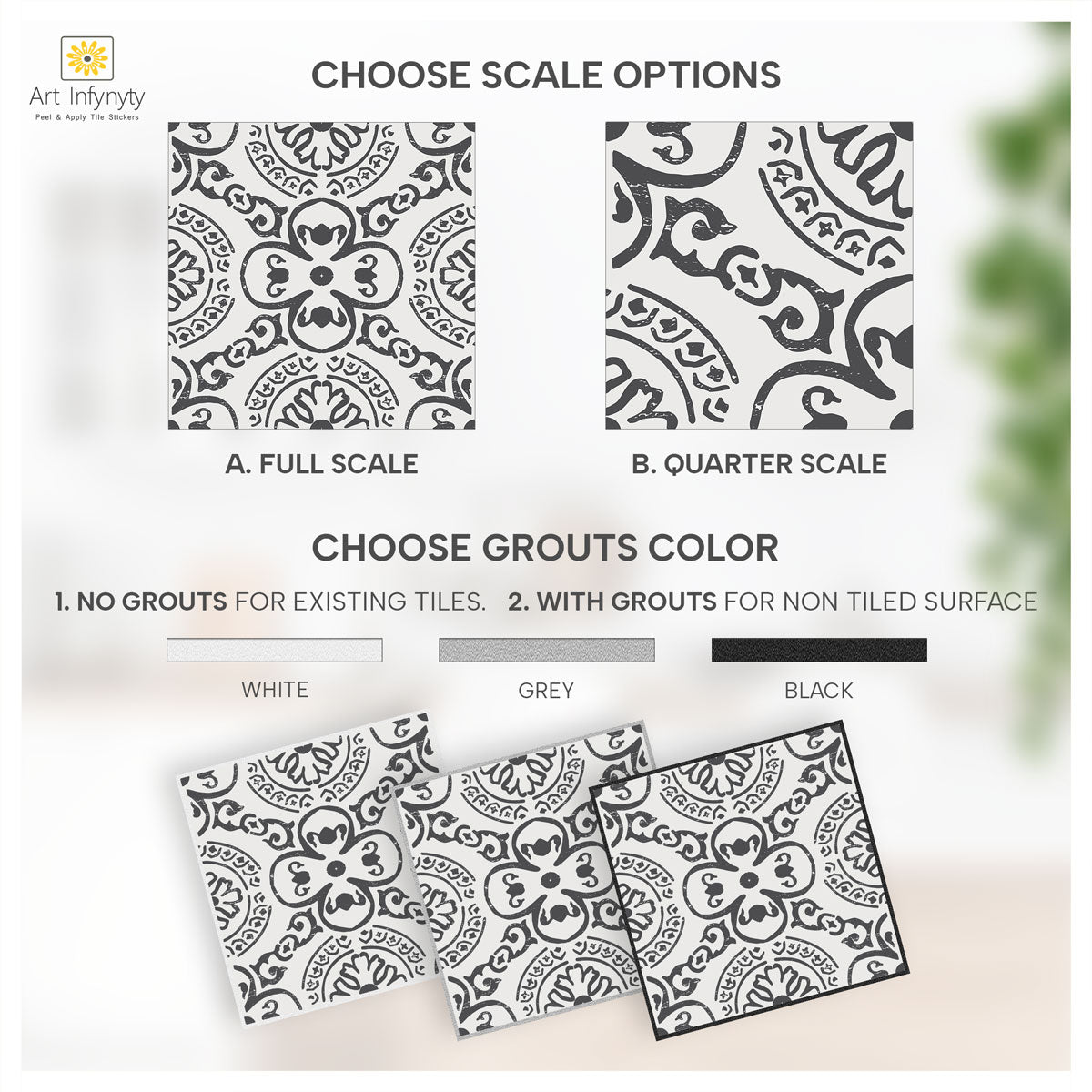 Peel and Stikc Mexican Tile Stickers | Kithcen, Bathroom, Floor, Wall Stair Tile Vinyl Decals | Removable | Free Shipping