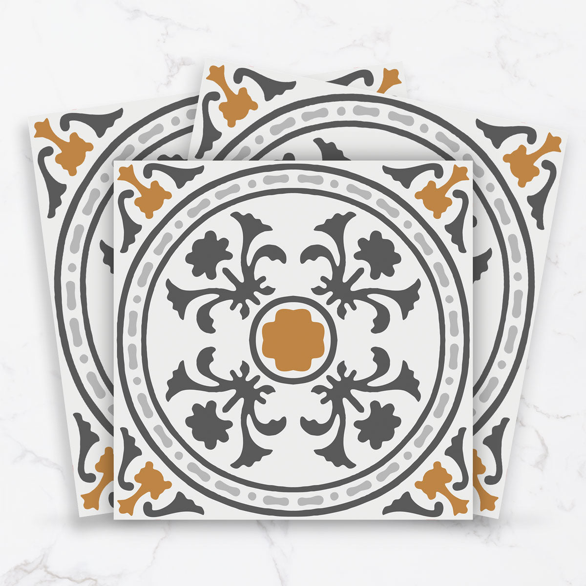 Elagent Peel and Stick Tile Stickers | Classic Tile vinyl for Kitchen, Bathroom, Wall and Floor | Easy to Apply | Removable