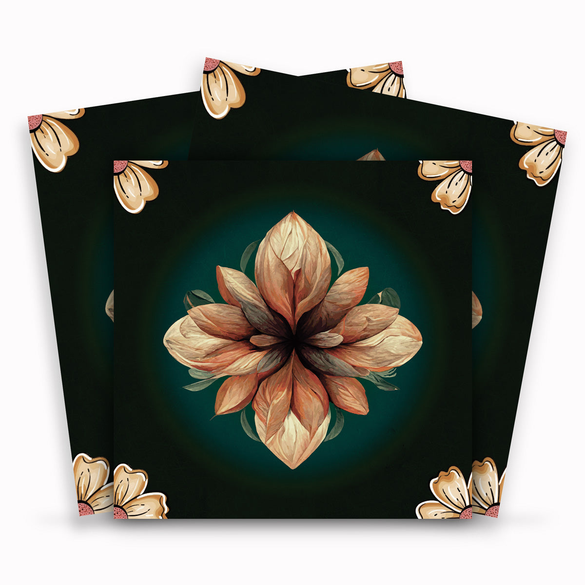 Hand Crafted Kitchen Wall Tile Decals | Floor Tile Stickers | Peel and Stick Kitchen, Bathroom Tile Decals | FREE SHIPPING!