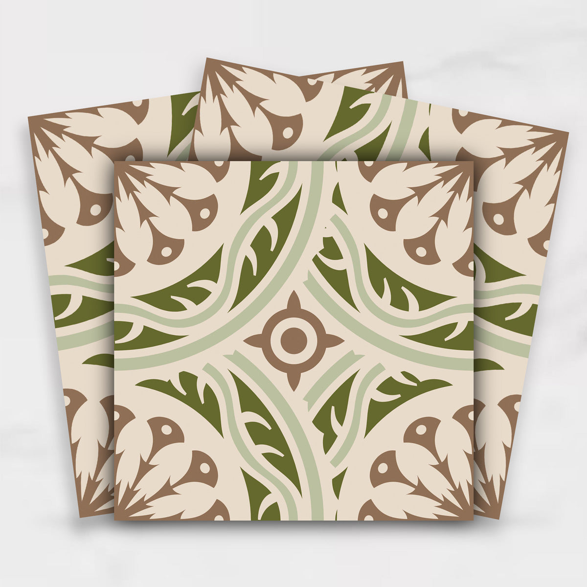 Italian Seamless Peel and Stick Tile Stickers | Kitchen Bathroom Wall Tile Vinyl Decals | Removable | Antiskid Floor Tile Stickers