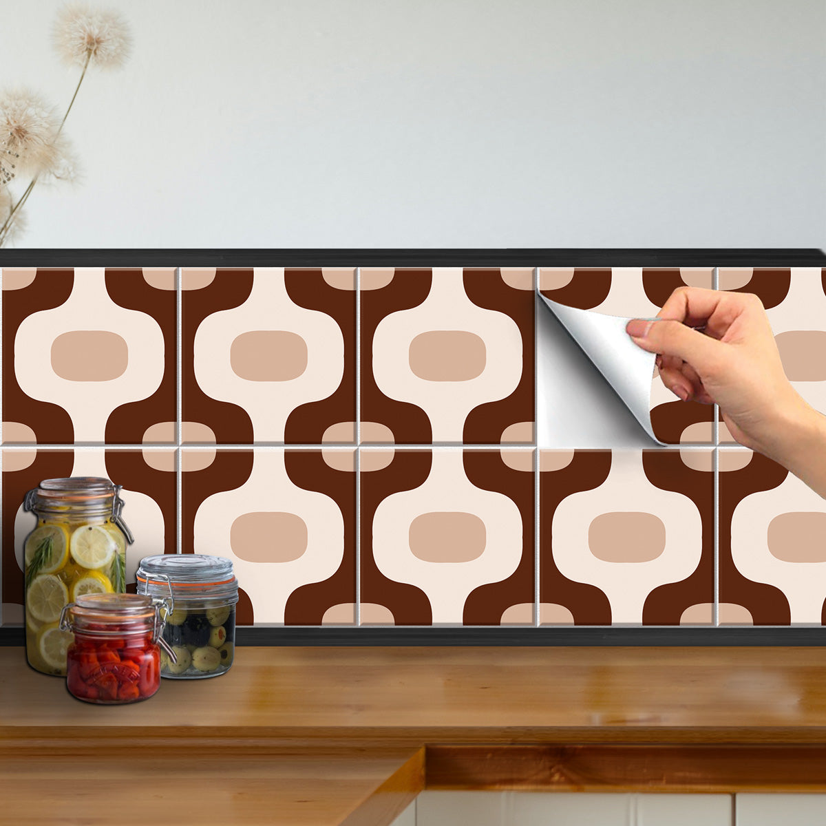 Fine Art Peel and StickTile Stickers | Kitchen, Bathroom, Floor, Wall and Staircase Tile Decals | Waterproof | Free Shipping