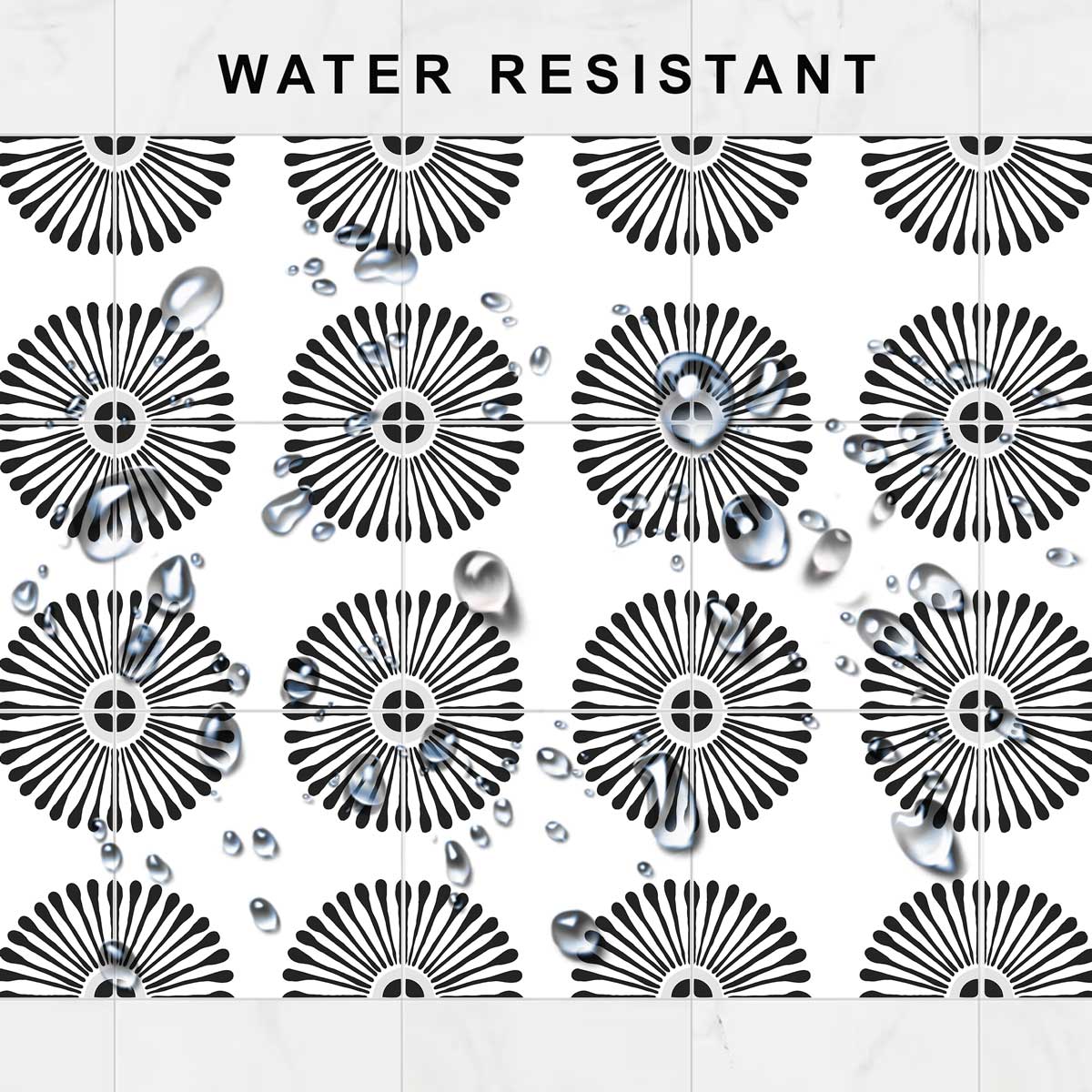 ANEJO EMMELINE Peel & Stick Floor Tile Stickers | Kitchen, Bathroom Wall Backsplash Tile Decals | Removable | Free Shipping