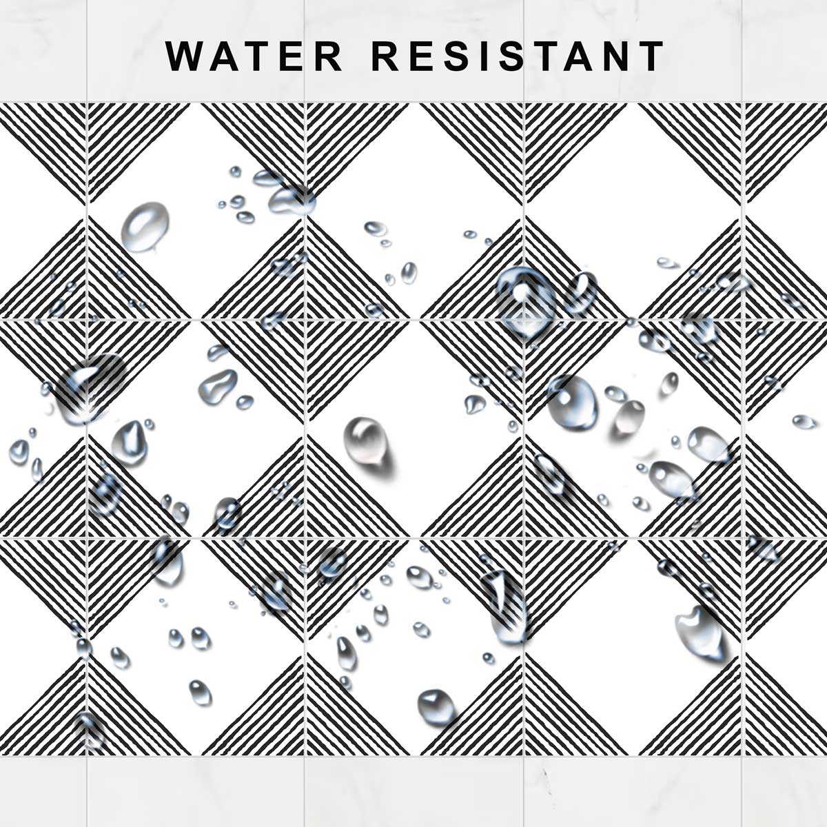 Nola Peel and Stick Tile Stickers | Floor Tile Sticker Decals | Kitchen, Bathroom Wall Tile Backsplash | Removable Tile Stickers