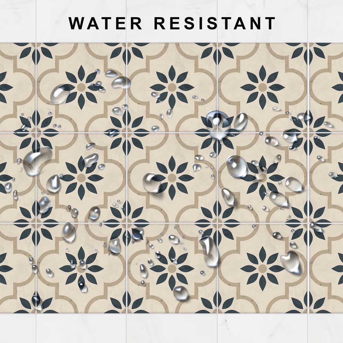 Improve Your Home with Porcelain Floor Tile Stickers | Kitchen, Bathroom and Wall Tile Decals | Removable | Free Shipping